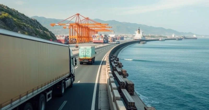 Transporte rodoviário de cargas em Santos